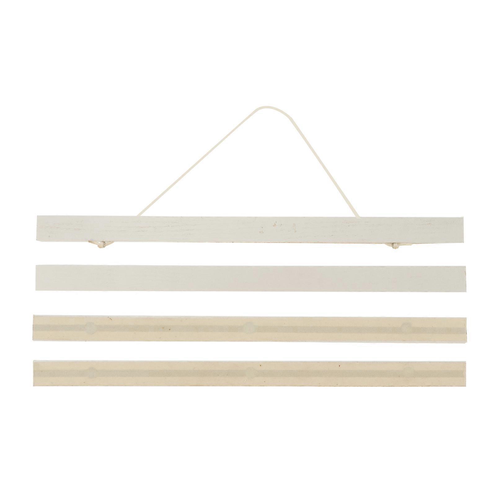 Wooden Magnetic Poster Frame for DIY Use Strong and White Composite Material 1 Piece