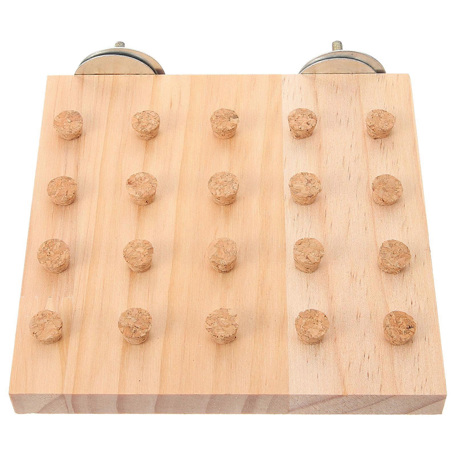 Parrot Platform Perch 17X10CM Durable Construction Accessory For Cage Use Bite-resistant 1Pack