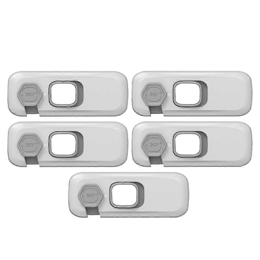 5pcs Self Adhesive Safety Locks for Refrigerator Kids Protection Locks