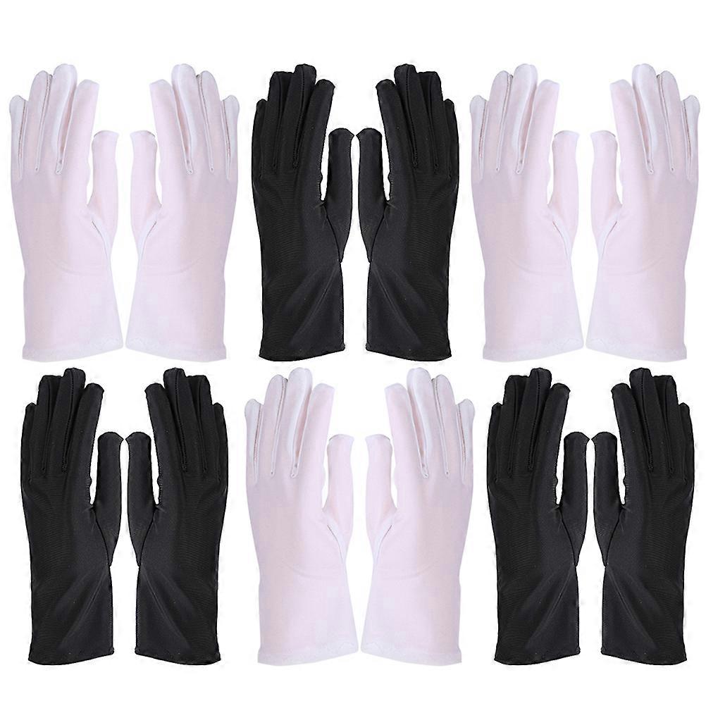 Etiquette Gloves for Protection Use Made of Spandex Assorted Color One Size Fits Most Provide Comfort and Reusability