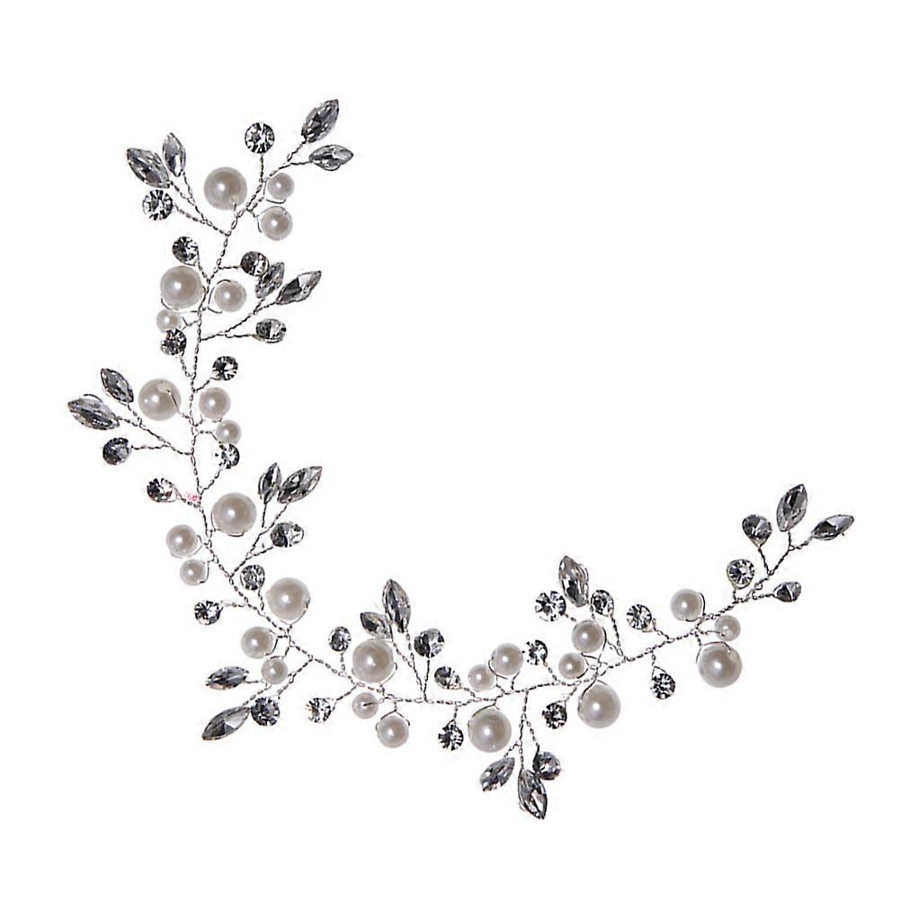 Here's a polished and professional product description based on the title you provided:
**Elegant Rhinestone & Pearl Wedding Headband – Sparkly,