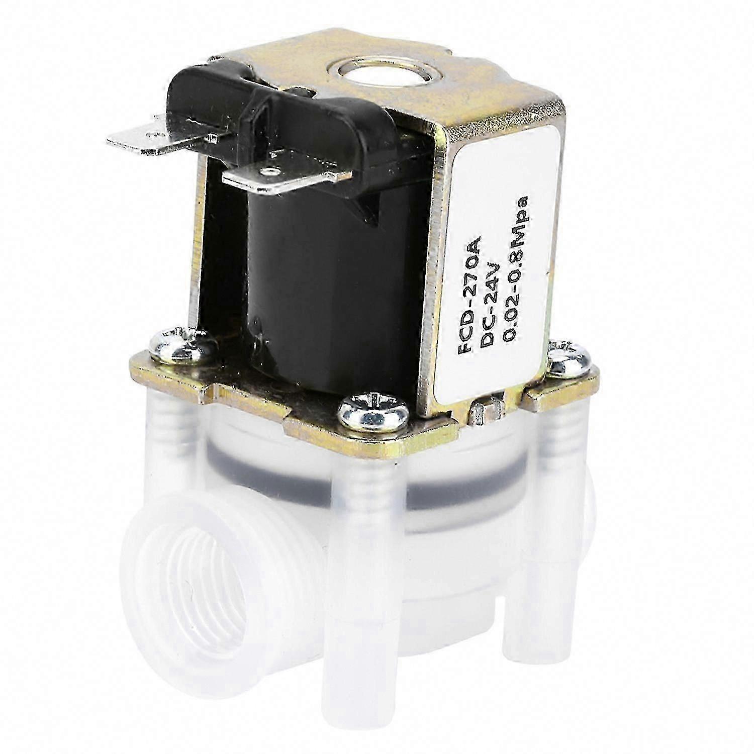 1/4" N/C 24V DC Plastic Solenoid Valve for Pure Water Machine