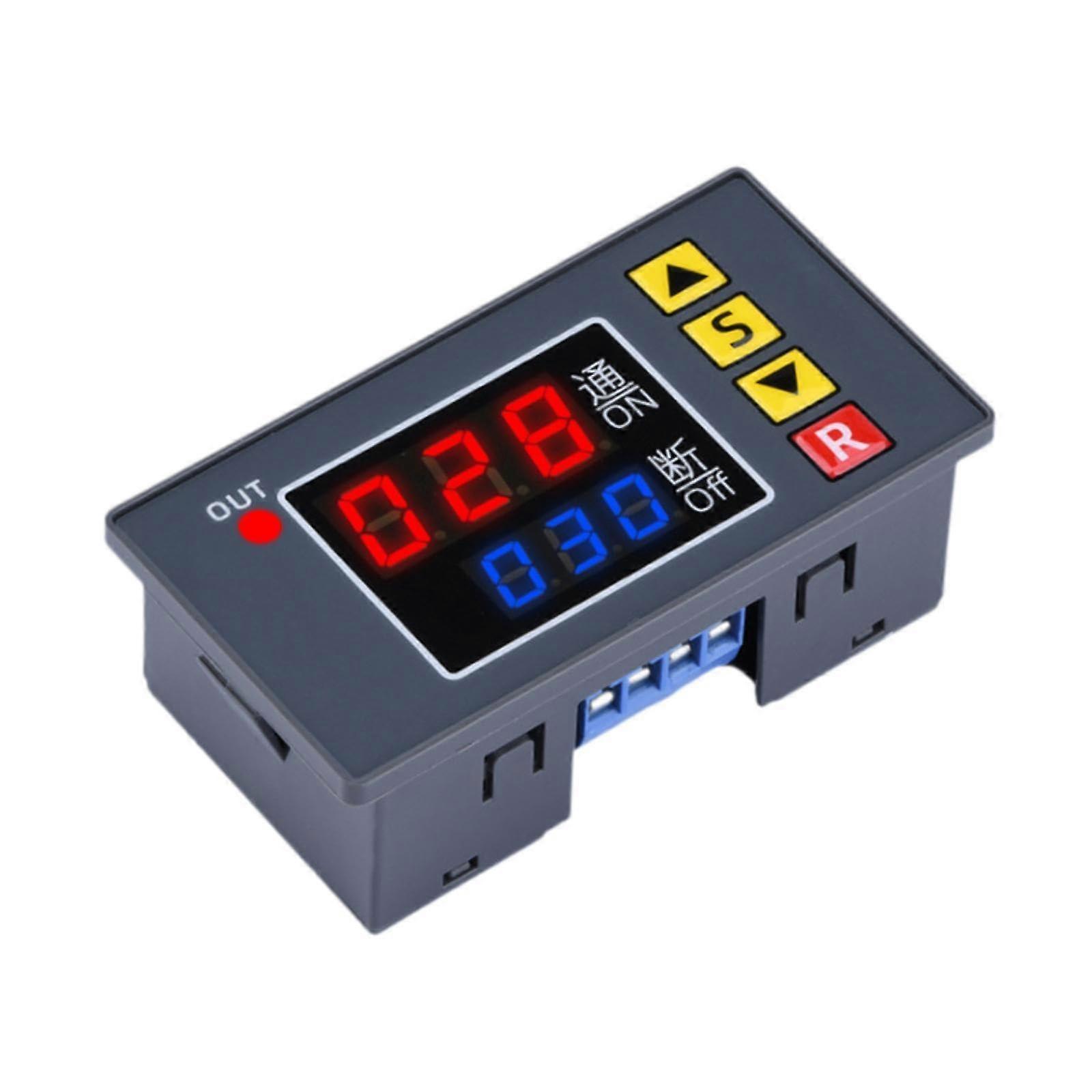 Digital Timer Relay Module 24V DC with LED Display and Adjustable Time Delay Function for Long Time Range Applications