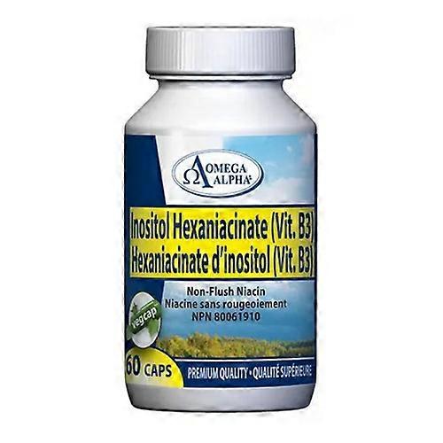 OmegaAlpha Inositol Hexaniacinate, 60 Veg Caps