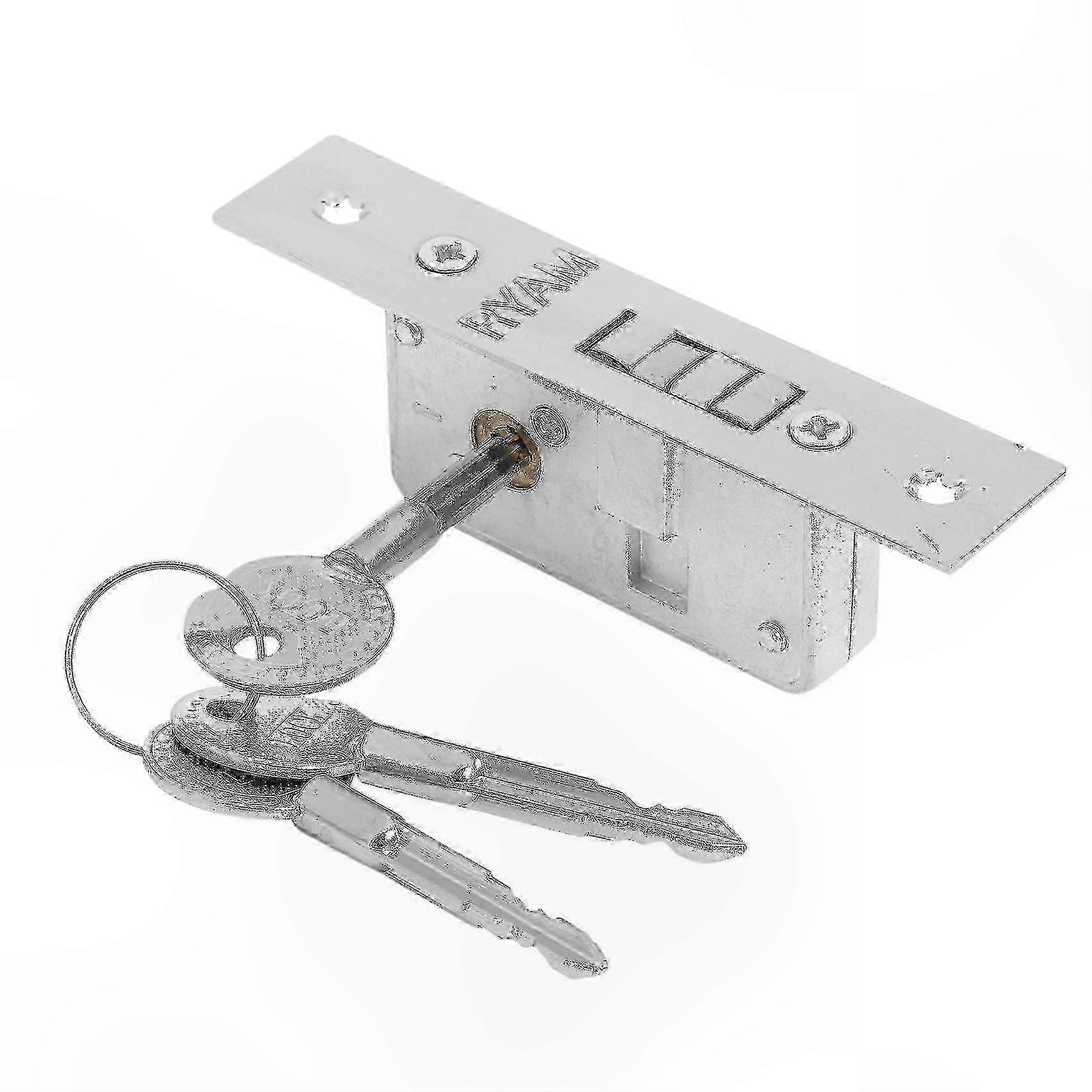 Stylish Sliding Door Lock, Durable Alloy Construction, Frame Glass Door Security Solution