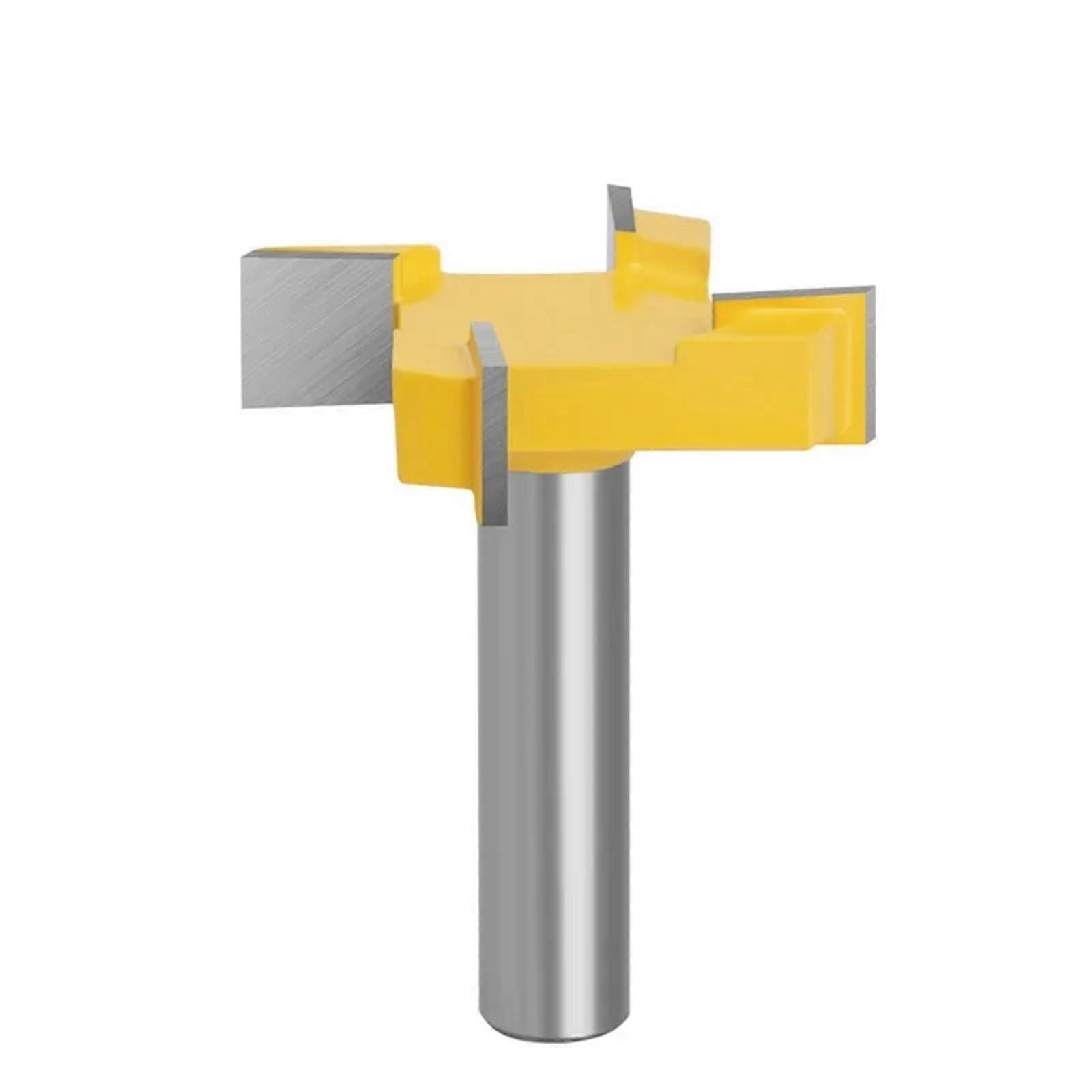 CNC Router Bits T Slot Cleaning Bottom Router Bit For Woodworking Tools Wood Surface Milling Cutter Set Size 8X51X12.7
