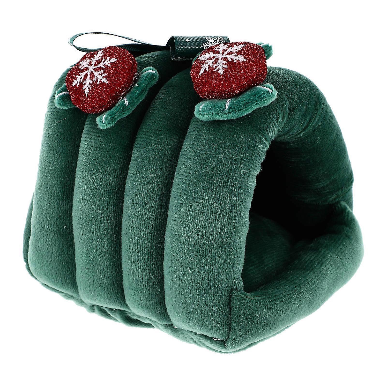 Cozy Warm Pet House for Small Animals, Windproof Hamster Cave Guinea Pig Nest, Soft Cotton Bedding Accessory for Rats Hedgehogs and Similar Sized Pets