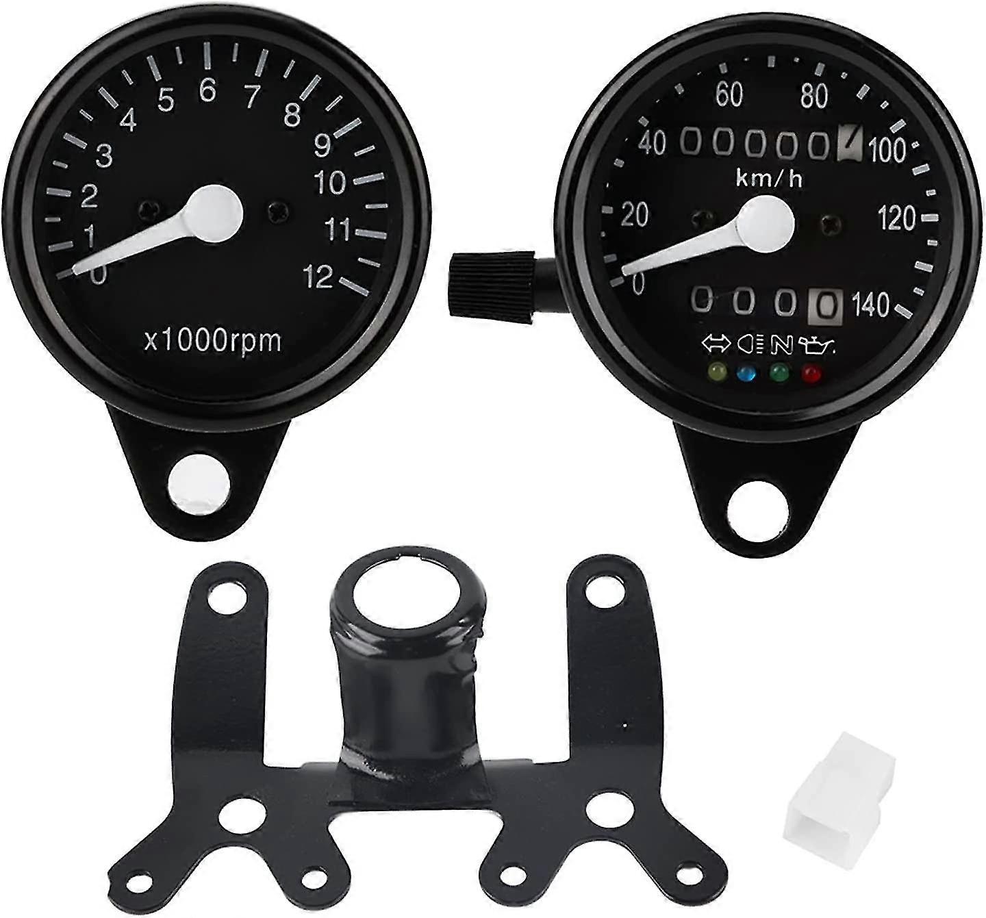Mechanical Tachometer Hour Meter with Iron Material, Durable & Accurate