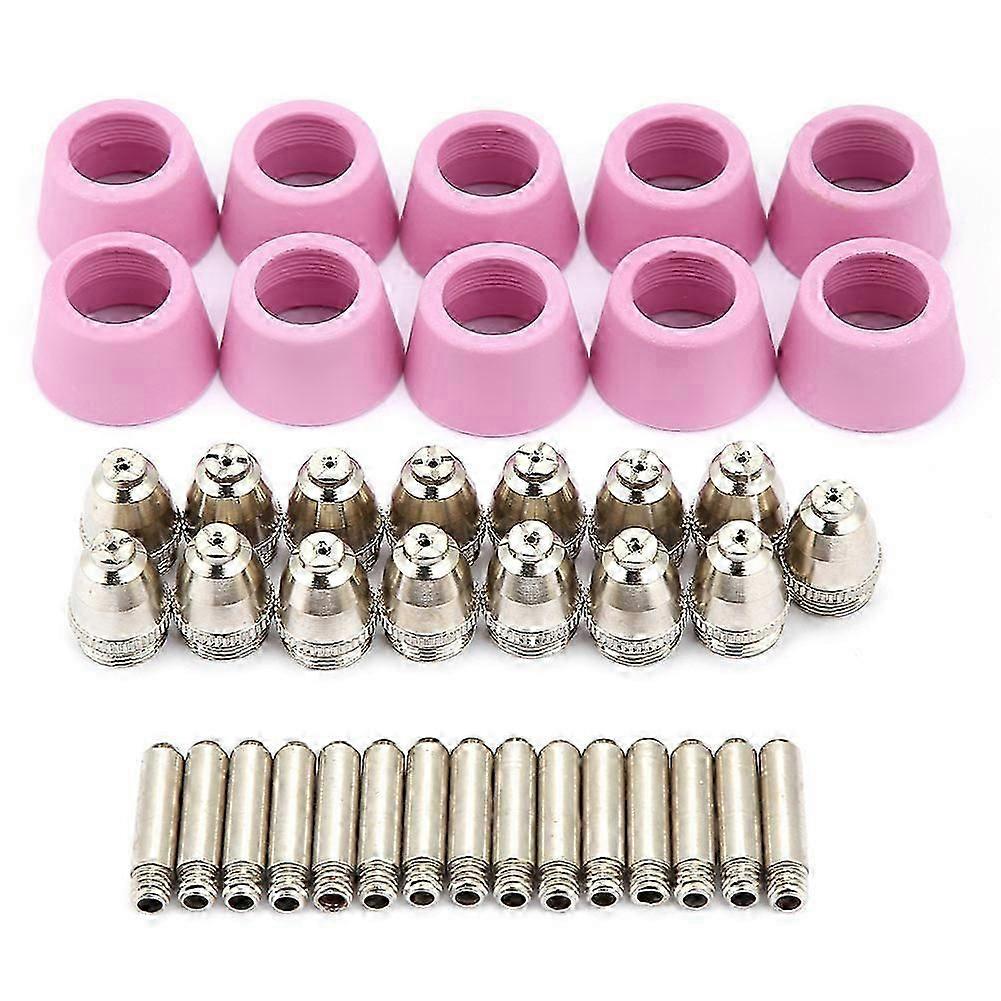 40pc/set AG60 SG55 Plasma Cutter Cutting Torch Consumables Electrode Nozzles Cups Kit