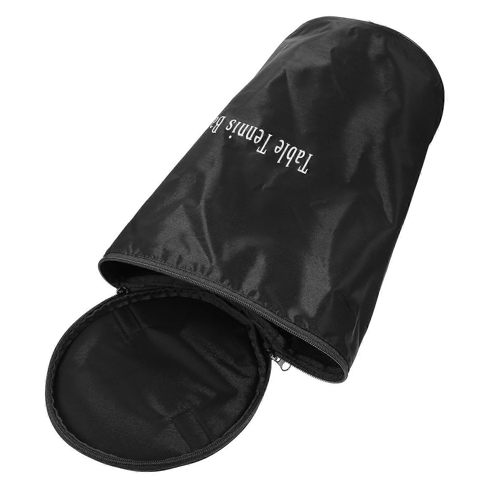 Portable Table Tennis Pouch in Oxford Cloth Durable Ball Bag for Outdoor Training, School & Team Use Practical Carrying Bag for Pingpong Equipment