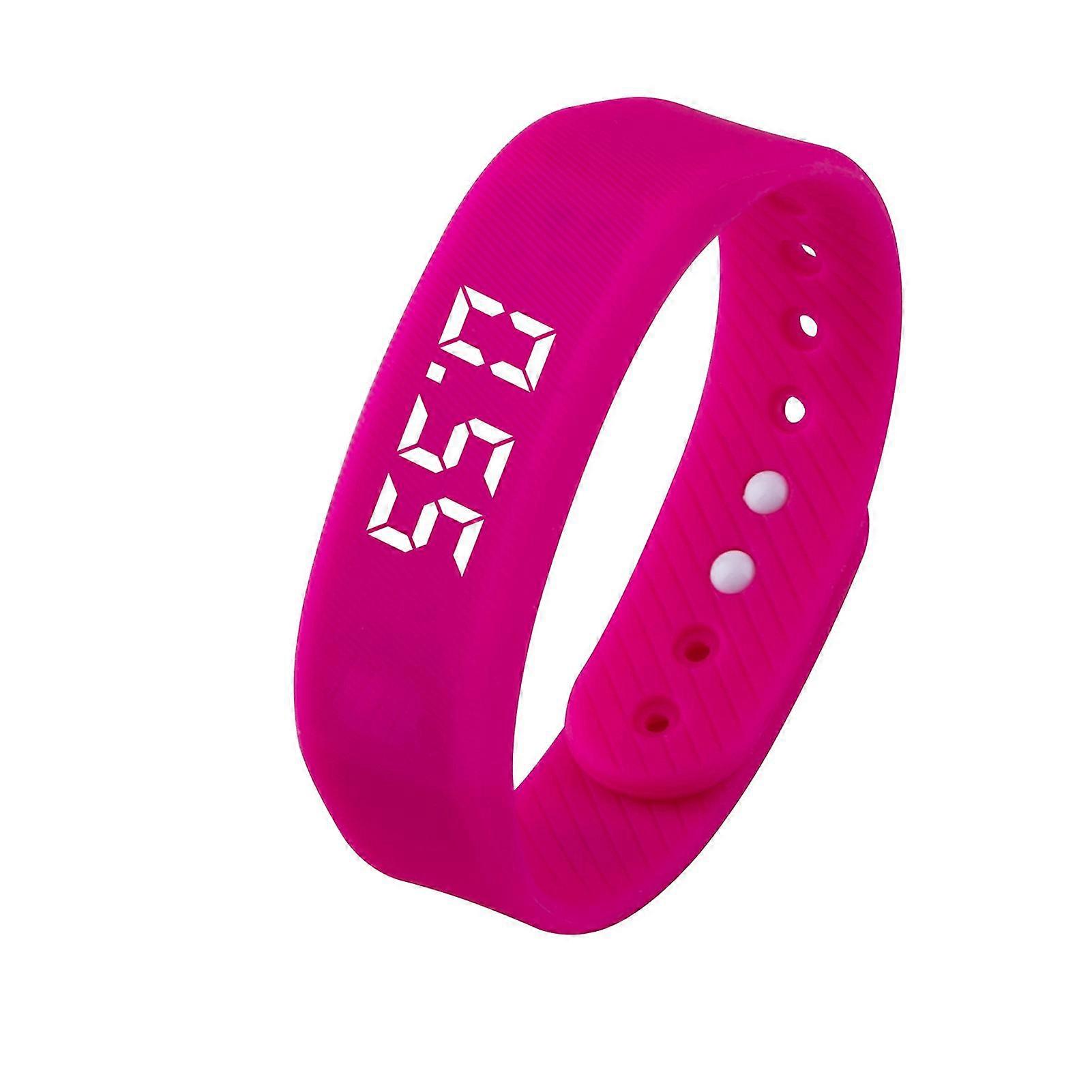 Pedometer Watch with Smart Fitness Bracelet: Record Calories, Distance & Steps Easily - Digital Wrist Band for Sports Enthusiasts