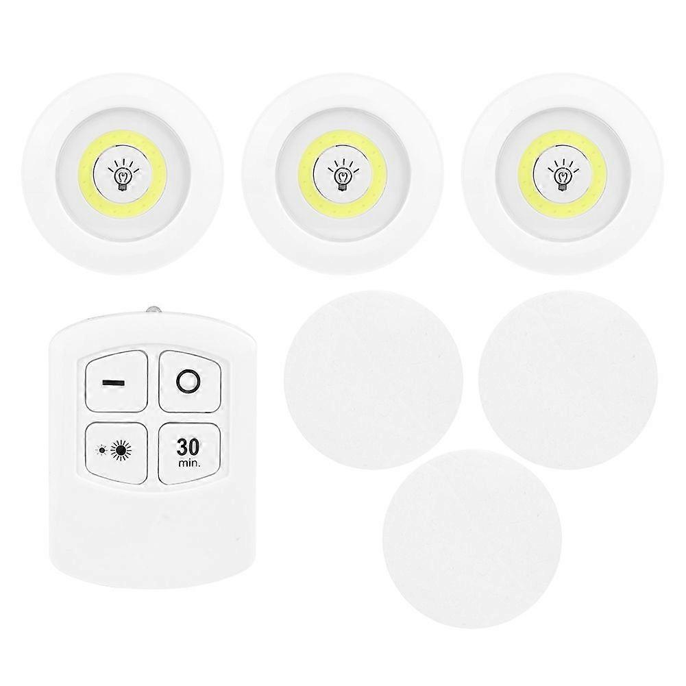 Remote Control LED Under Cabinet Light Dimmable COB Night Light for Kitchen Wardrobe Closet