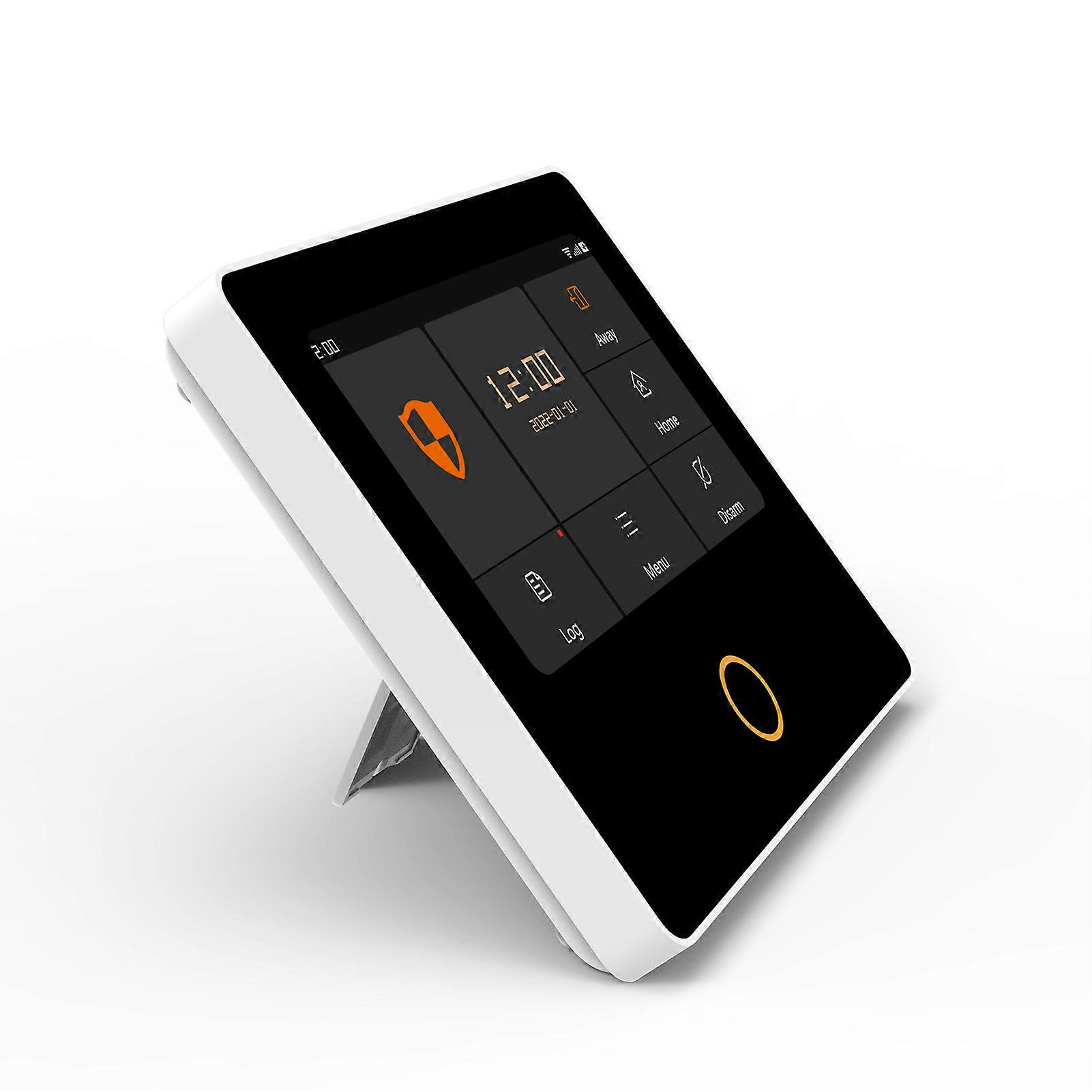 Wireless WiFi Smart Home Security Kit 4.3" Touch Panel 1500mAh Battery