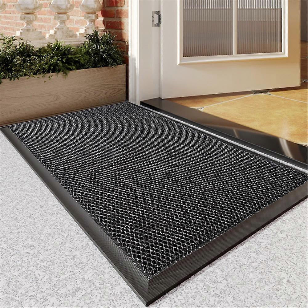 45x75cm rutschfeste Eingangstürmatte elastischer Polyesterteppich für Eingangsbodenteppich