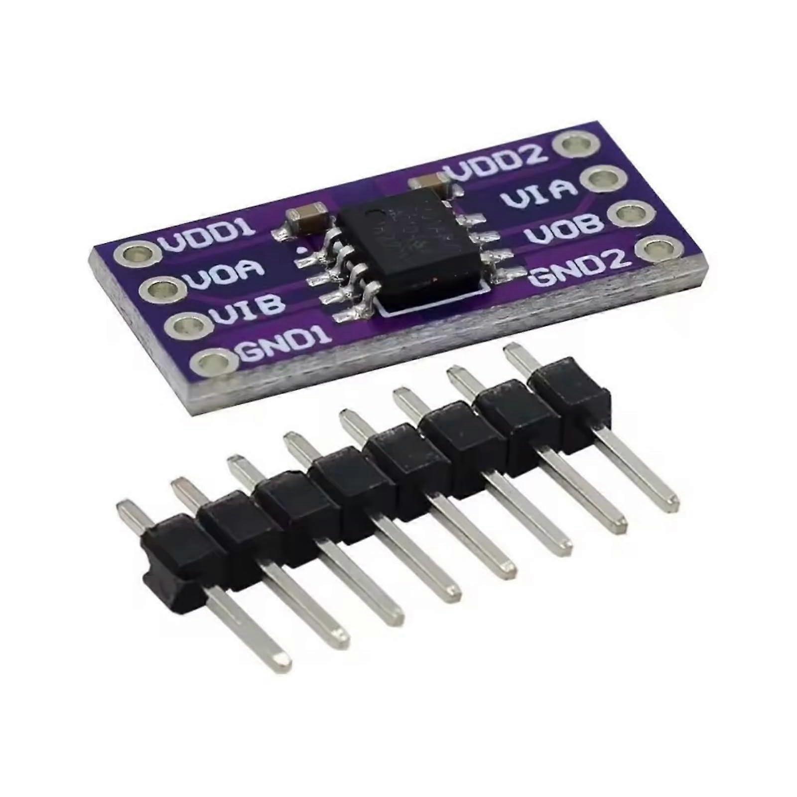 ADUM1201 Isolation Board Double Channel Isolator 21x10.2mm 125Mbps Data Transfer Enhanced Anti-Interference Performance