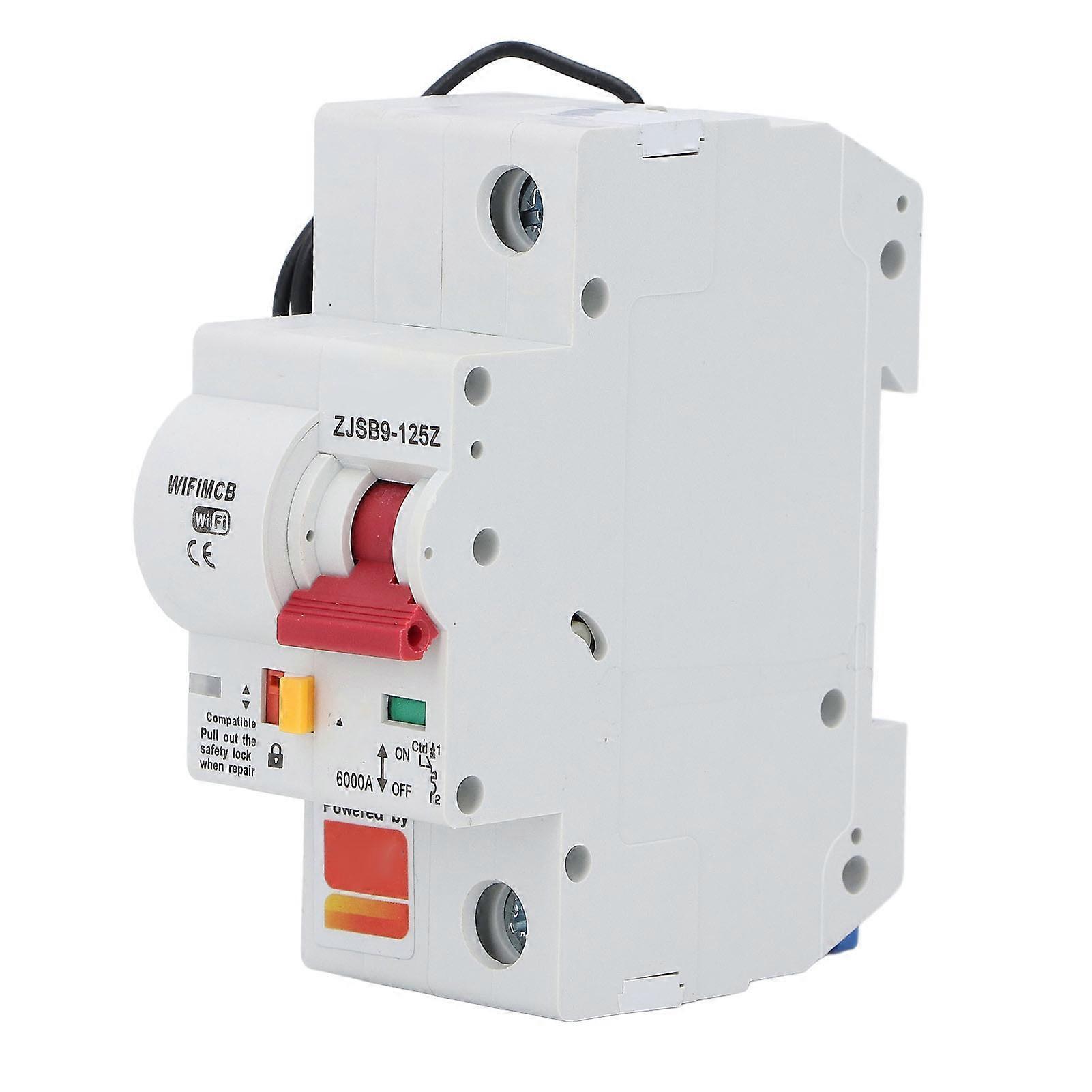 Smart WiFi Bluetooth 1P Leistungsschalter 80A AC110-130V Mini