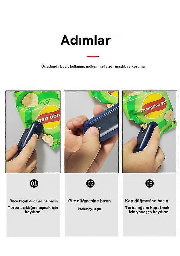 Eternal Fortune Mini Snack Portable Sealing Machine-Blue