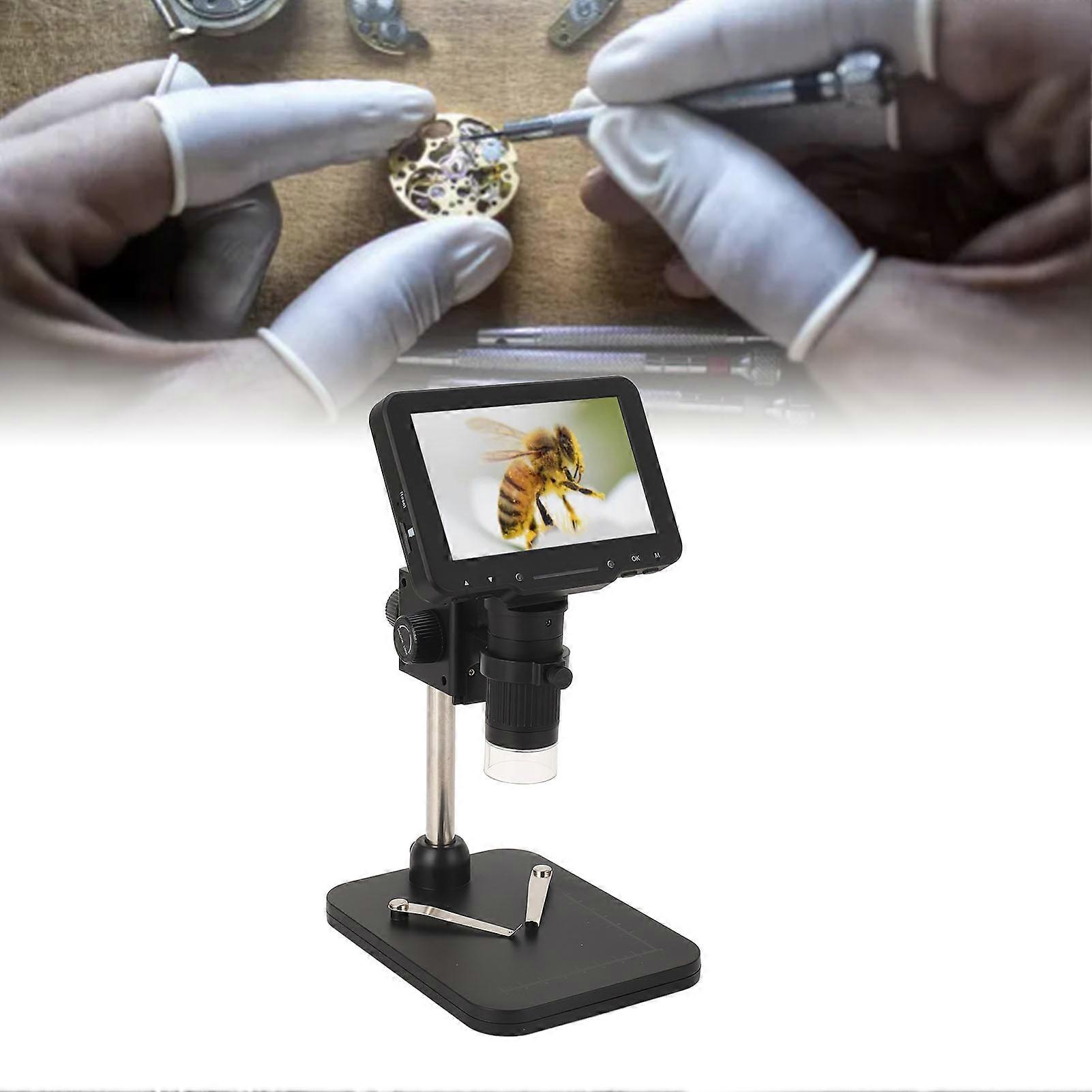 Digital Electron Microscope 5in IPS Screen 1080P HD 10X-1000X