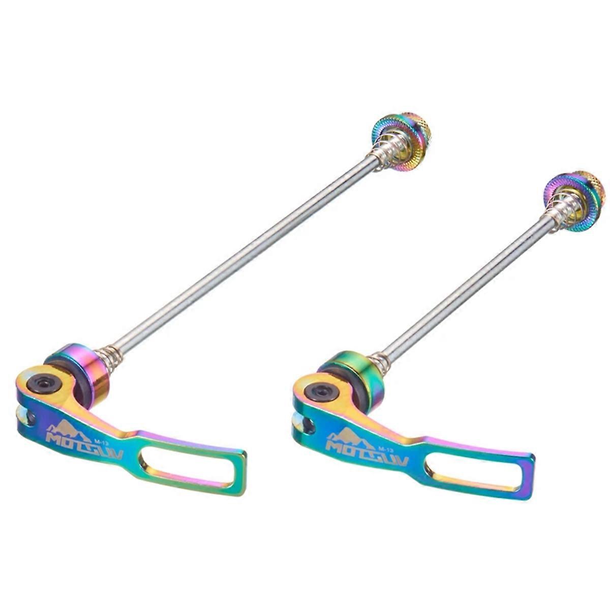 Mountain Bikes Quick Release Skewer Lever Aluminum Alloy Skewer for and Road Bikes Mountain Bike Hub Parts B