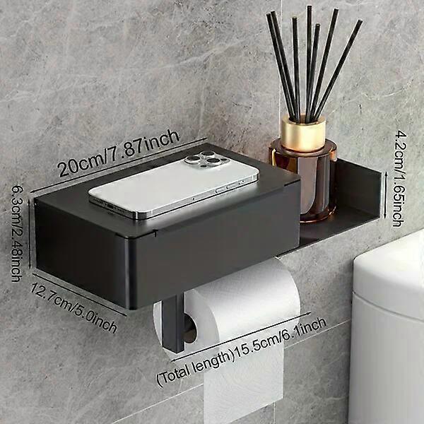 Toilet paper and wet wipe storage combination, easy to access and optimize bathroom layout