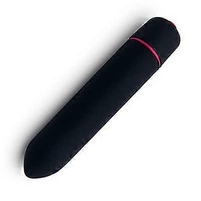 Personal Bullet Massage Rod for Women, Waterproof Mini Size Massager with 10 Quiet Modes for Pain Relief and Sports Recovery, Black