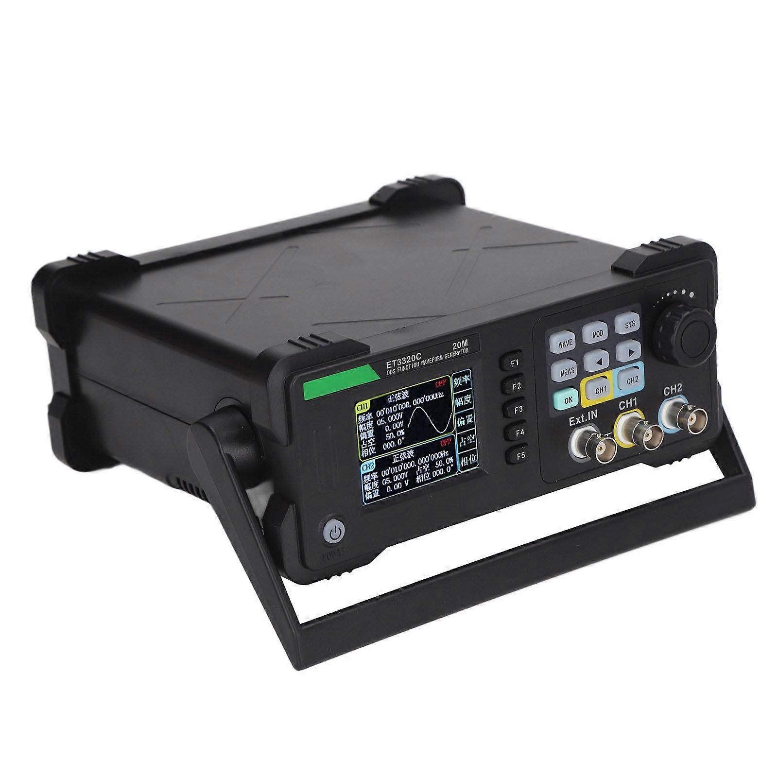 ET3320C 2CH DDS Signal Generator 20MHz 200MSa/s 2.4in Color Display