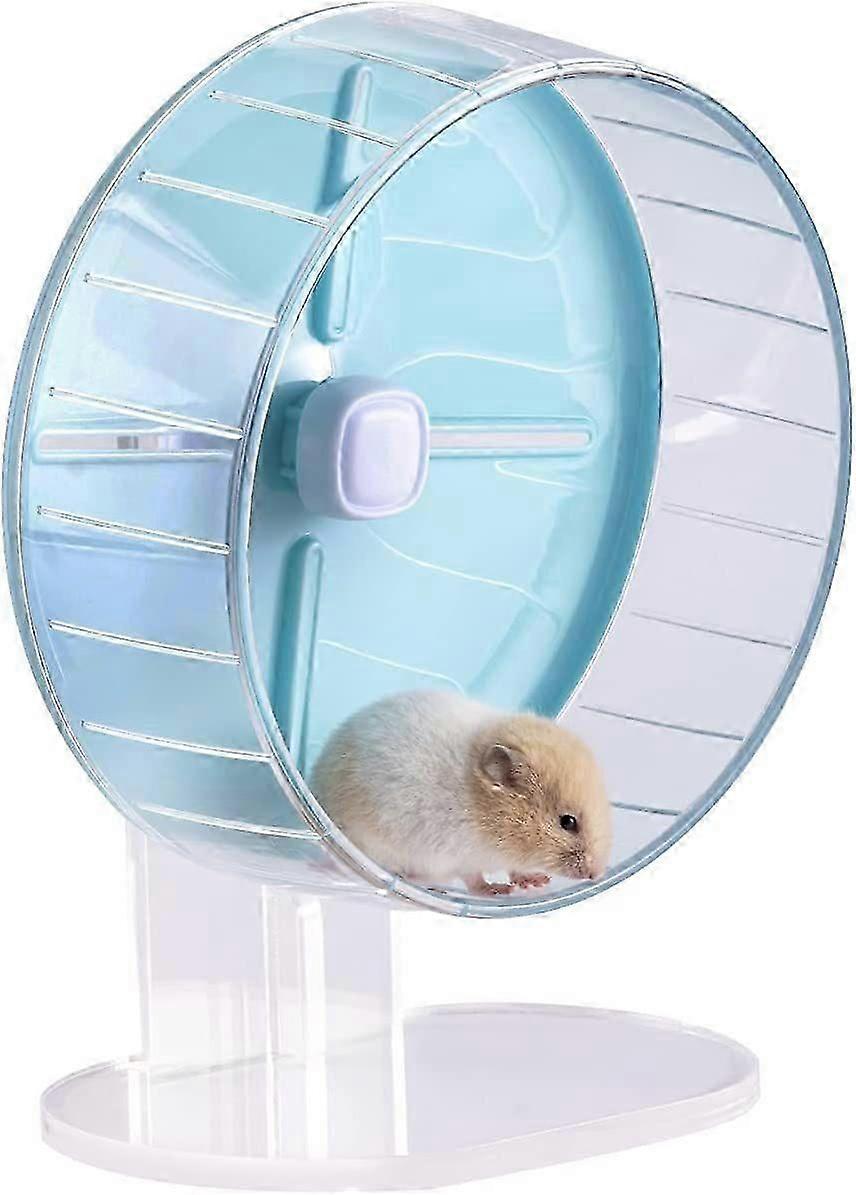 Windmill Quiet Candy Color Running Wheel with Height Adjustable Base and Cage Attachment for Hamster