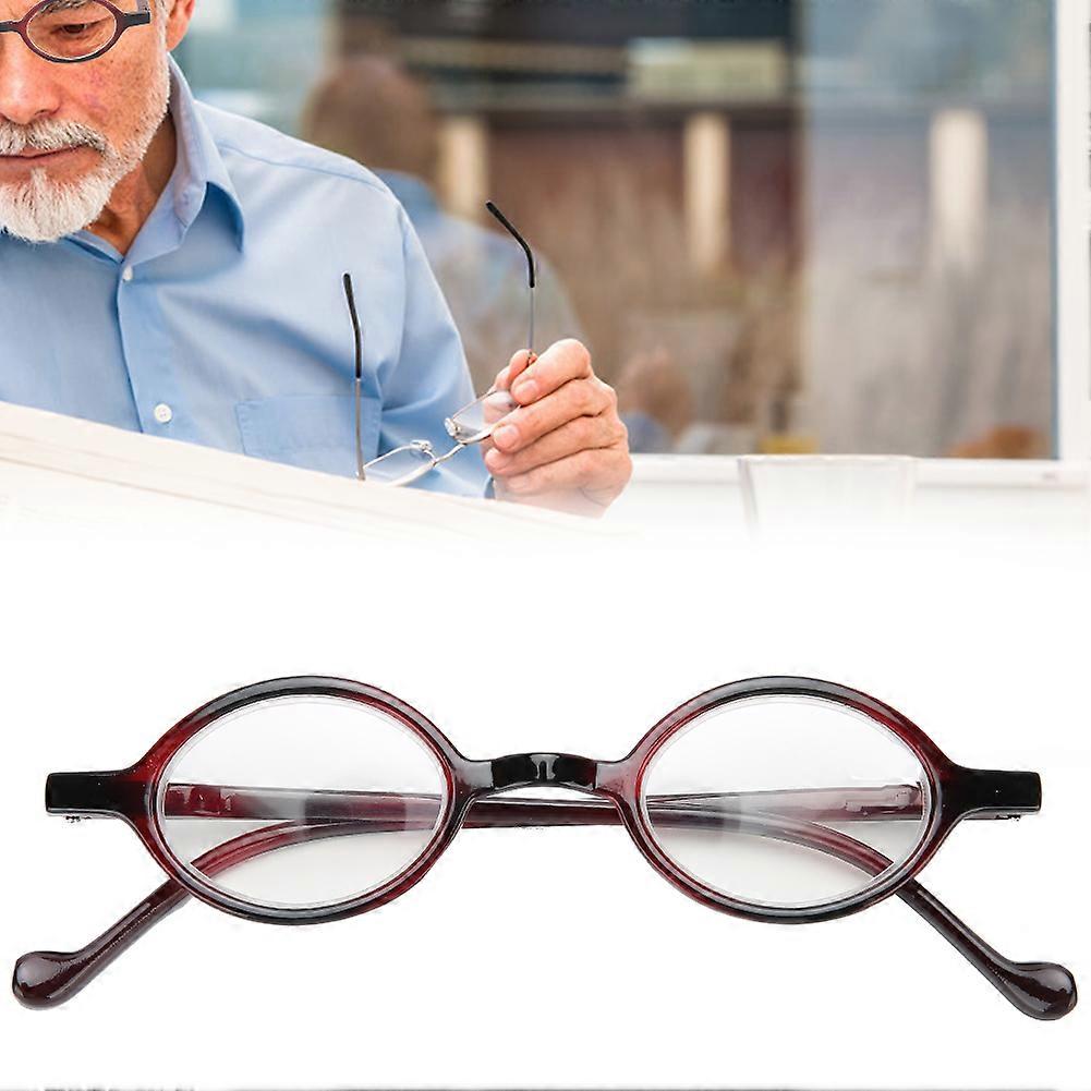 Vintage Blue Light Blocking Reading Glasses +2.50 Red Frame PC