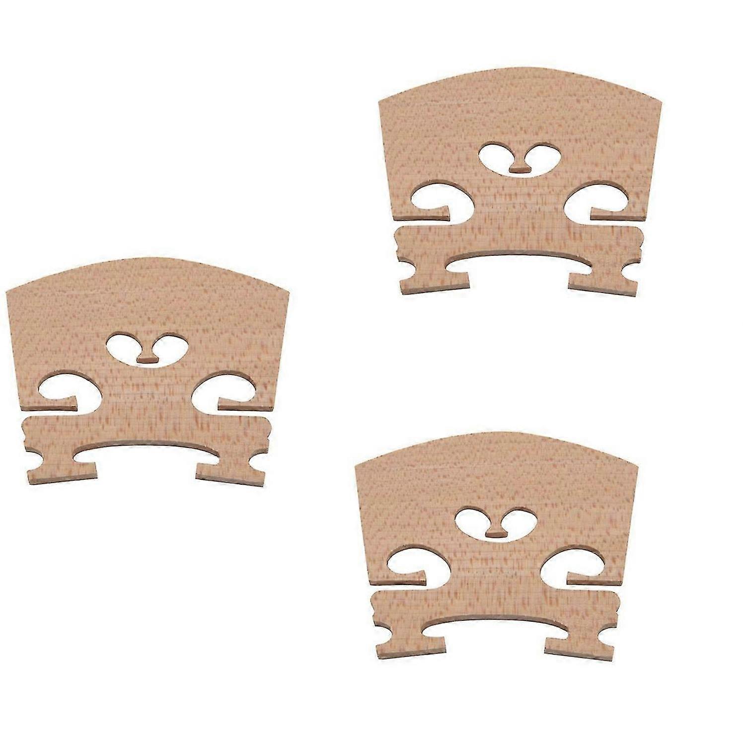 5 Pieces Maple 4/4 Full Size Violin Bridge Qin code accessories