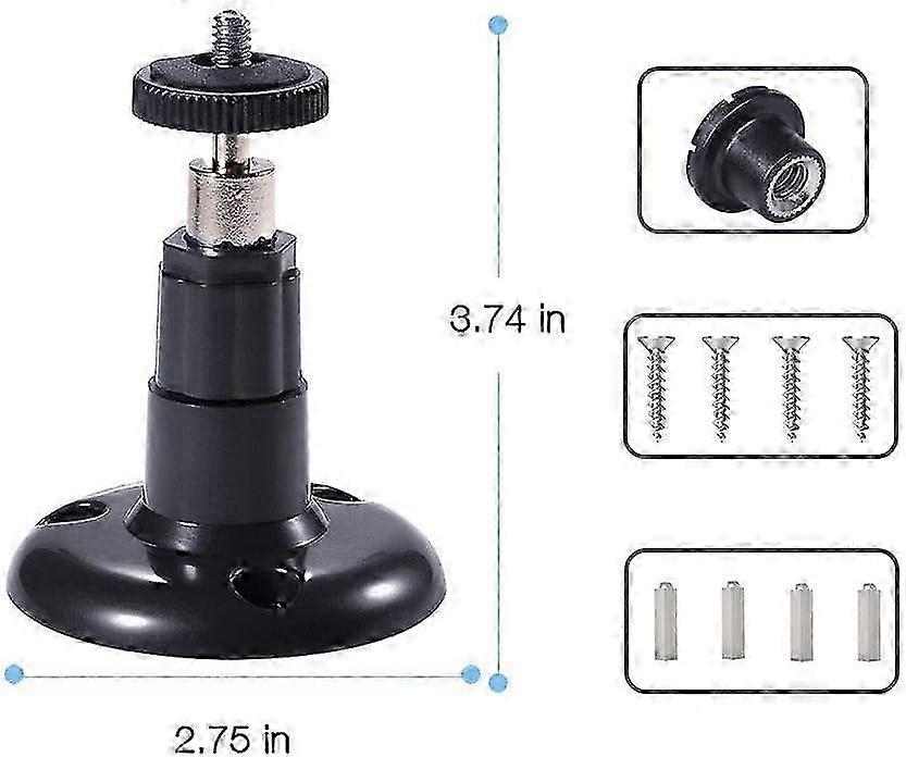 3 Pack Adjustable Wall Mount Bracket for Blink XT2 Blink Mini Security Camera for Indoor/Outdoor 2025