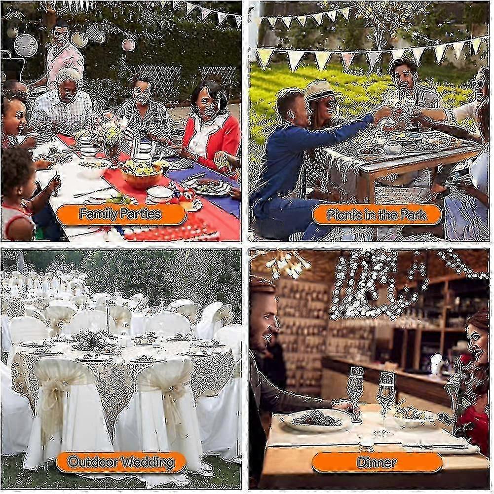 Pinces à nappe en acier inoxydable, Pinces à nappe 12 pièces, Extérieur réglable XXF f54 2025