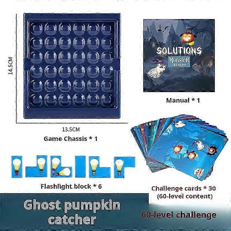 Children Exercise Logical Thinking Puzzle Toy Ghost Clearance Board Game Portable Brain Catcher Small Strange Spirit Animal