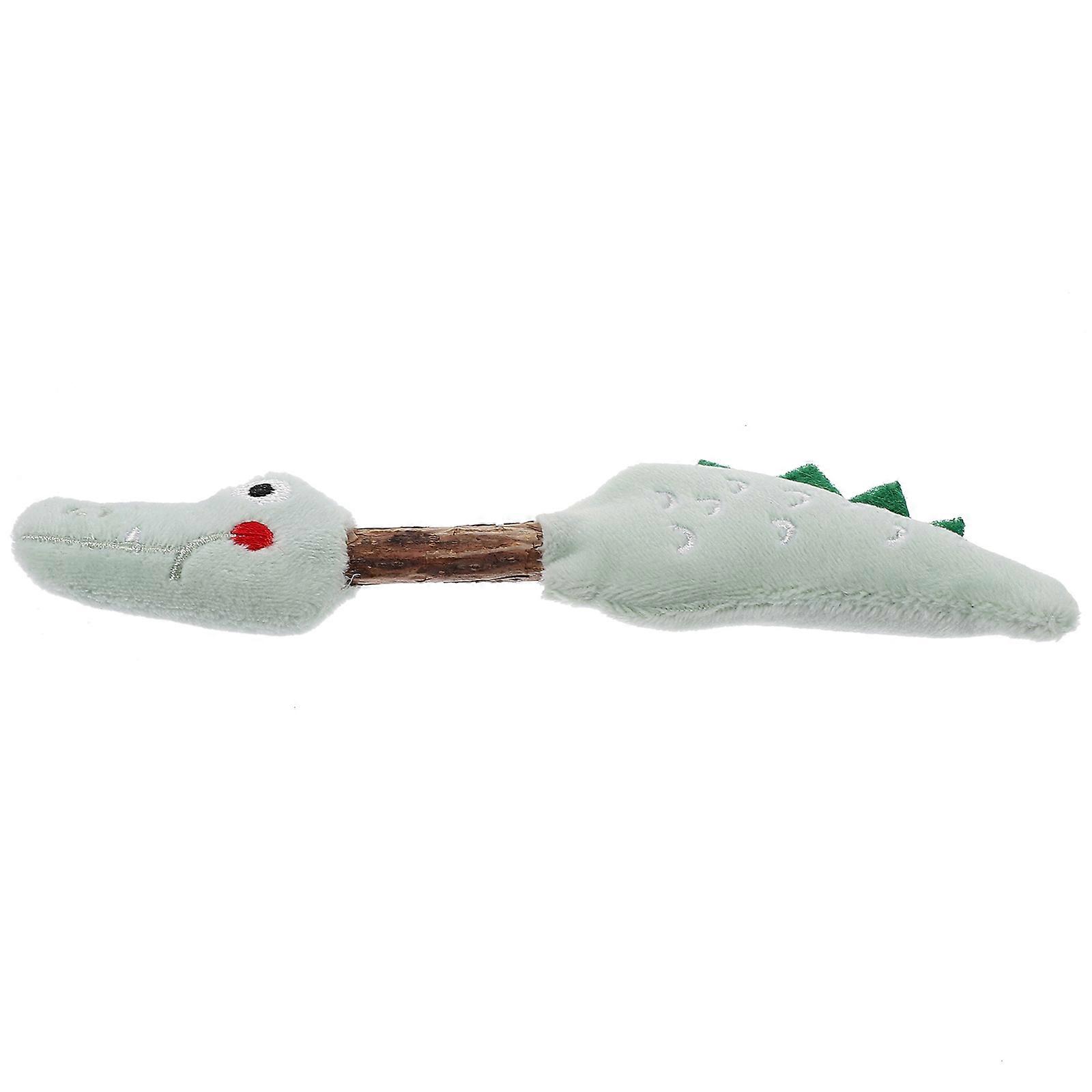 Kitten Teasing Toy Silvervine Plush Animal Shape for Cats 2Pcs Interactive Toys
