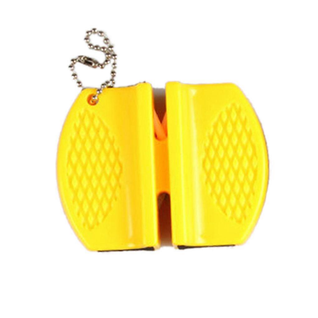 Portable Plastic Blade Sharpener Grinding Wheels Kitchen Accessories