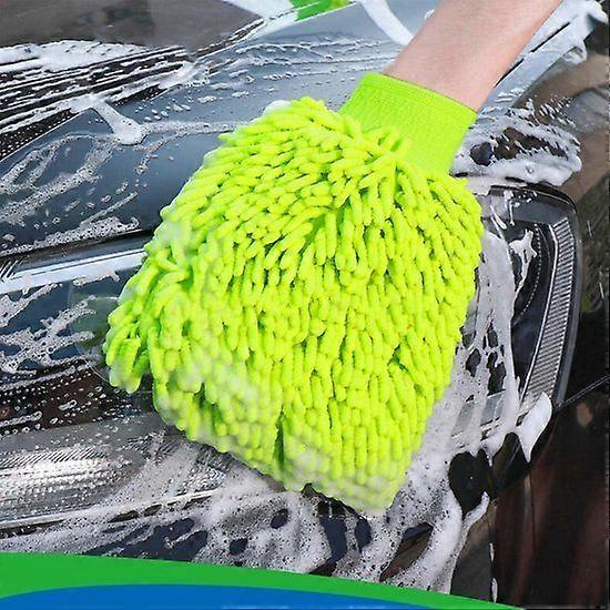 2-piece cleaning glove set - with microfiber chenille - without crate - for