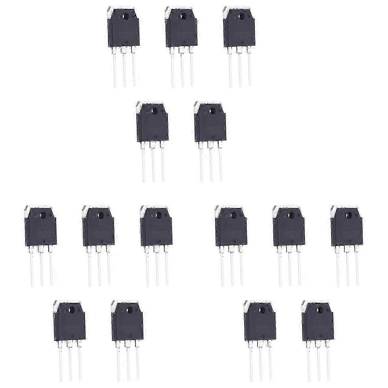 5-Piece 40A 600V Transistor Set in TO-3P Package for Electronics Projects