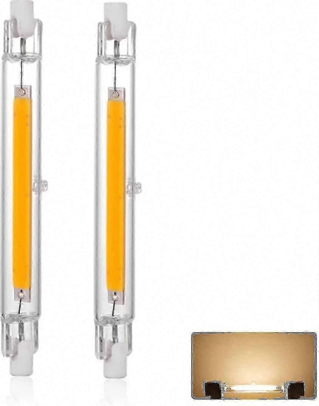 4 قطع R7s لمبة LED 118 مم 30 واط عكس الضوء ، أبيض دافئ 3000 كيلو 3000 لومن ، استبدال مصباح الهالوجين J118 300 واط