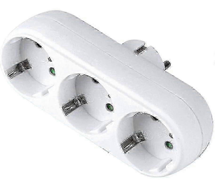 3-way Socket Adapter,3-way Multiple Plug Wall Or Table Socket 16a/250v Edition 0722