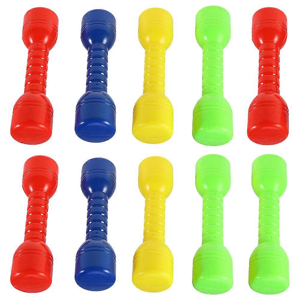 Kids Weights Set 10Pcs Dumbbell Training Exercise Toy for Playtime with Assorted Color