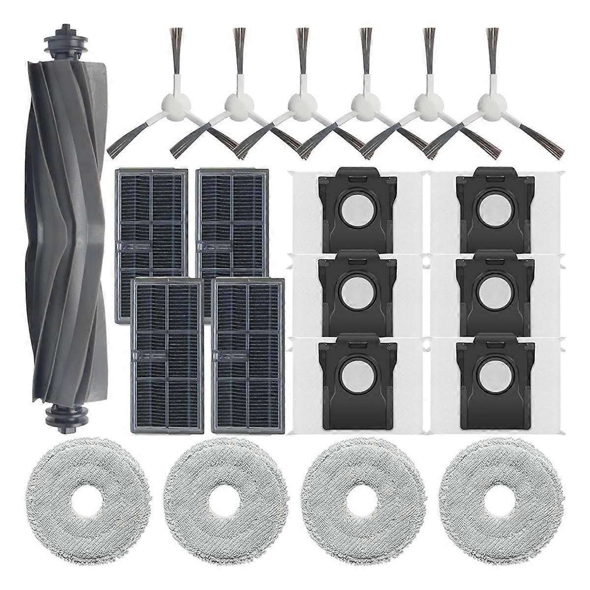 For X30 Ultra,L10s Pro Ultra Main Brush Mop Pads Hepa Filters