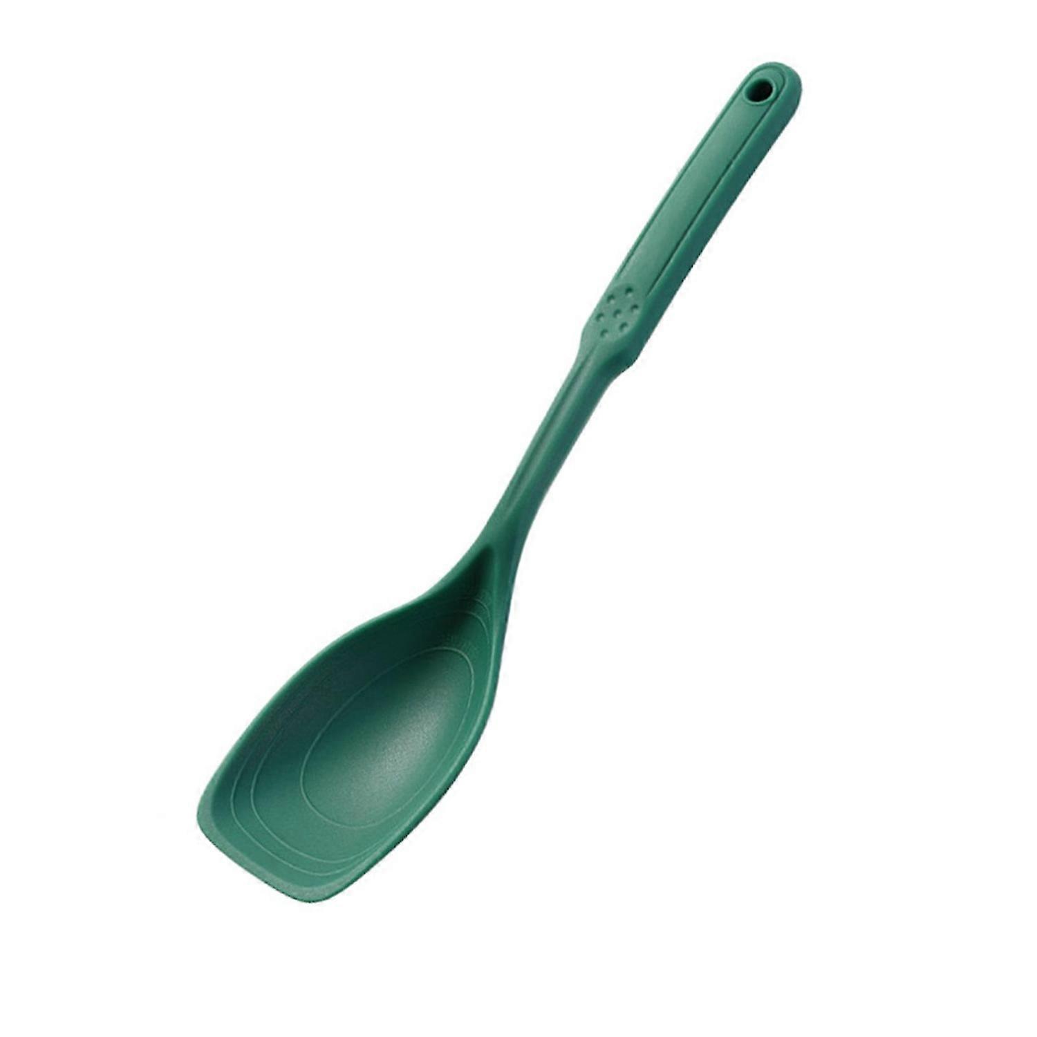 Non-Slip Handle Silicone Spatula Spoon Household Reusable Stir-Fry Spatula for Scooping Stirring