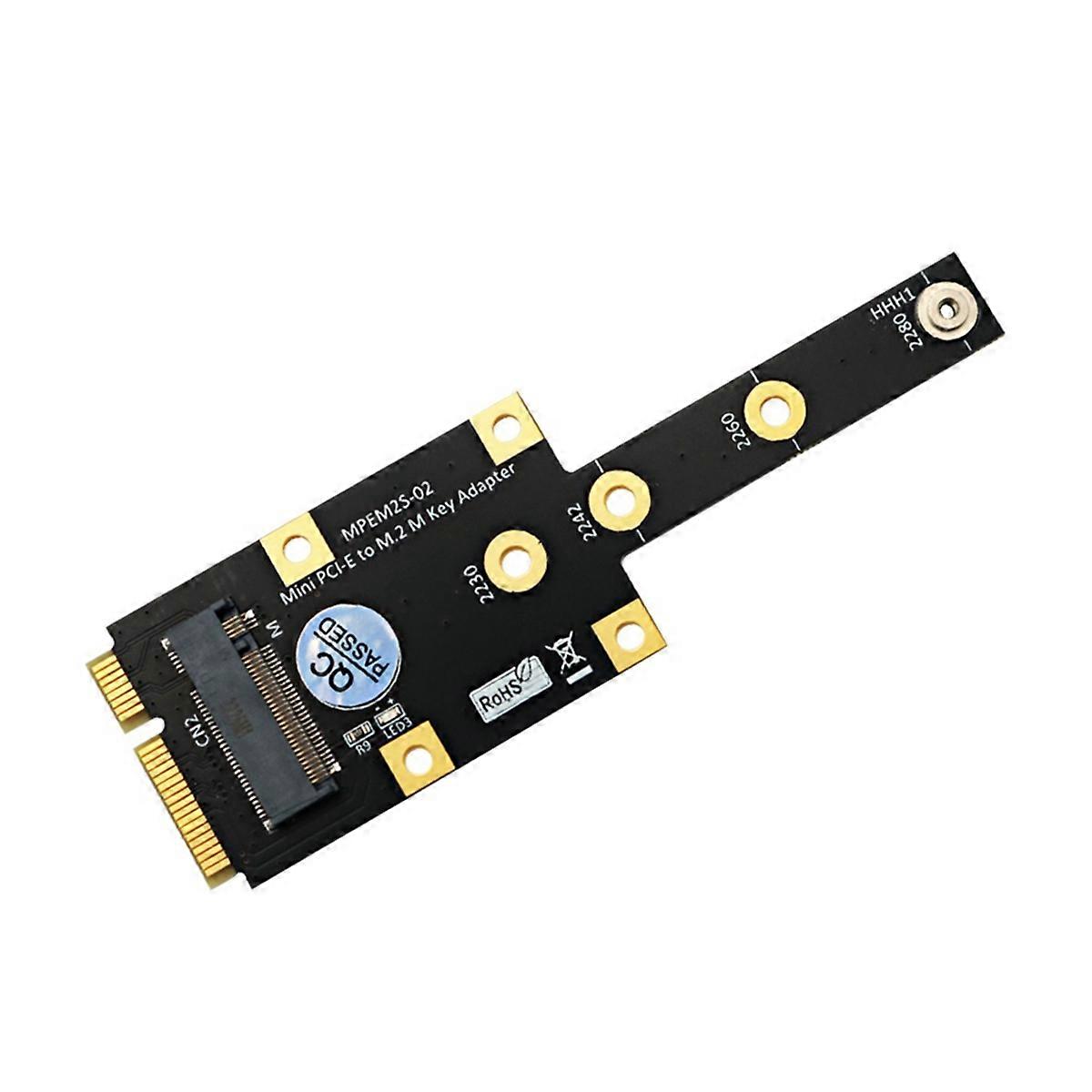 Mini PCI-E to M.2 M Key Adapter Mini PCIExpress to NVME SSD Converter
