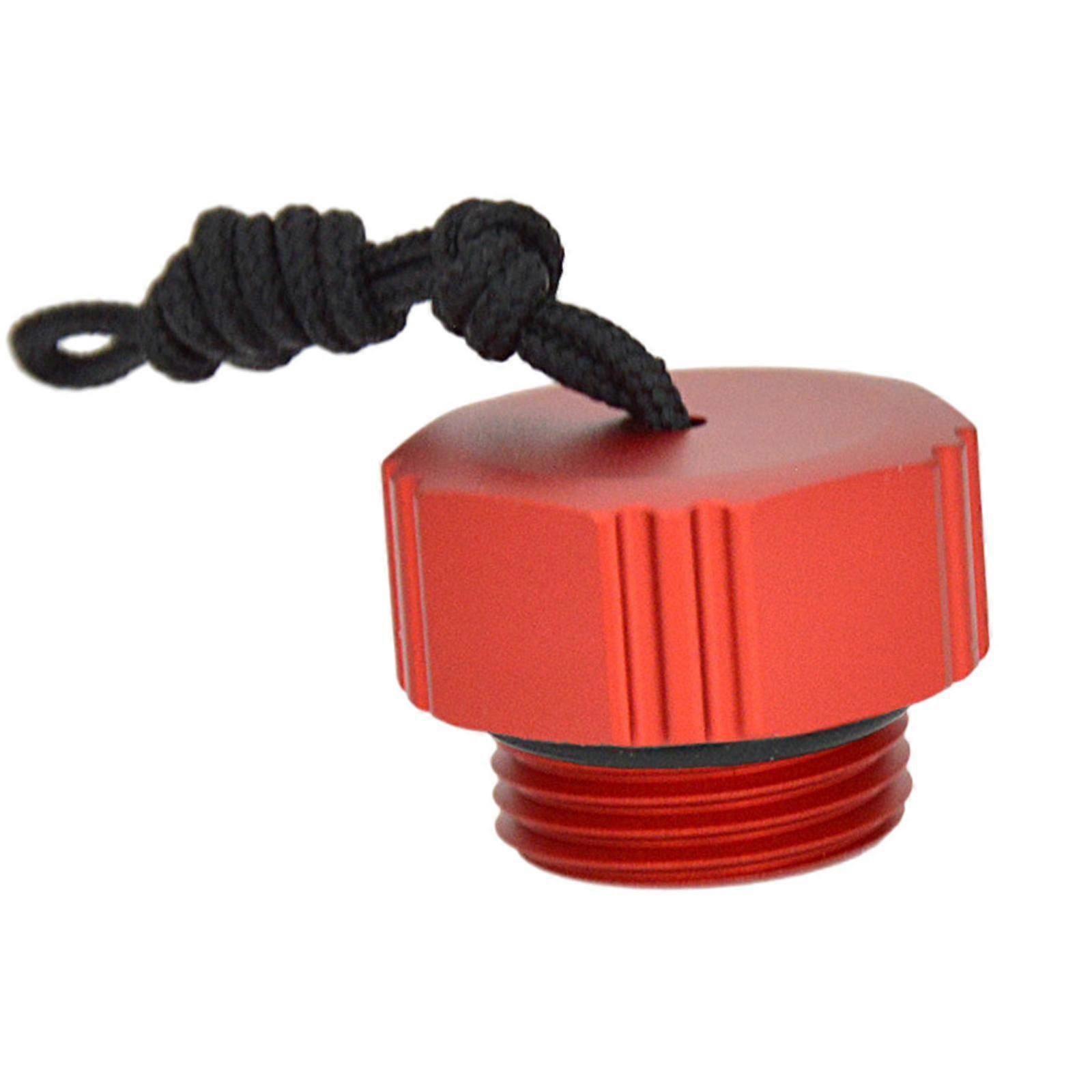 Scuba Diving Dust Cap Dust Plug for Din Tank Valve Din First Stage Regulator External Thread Red