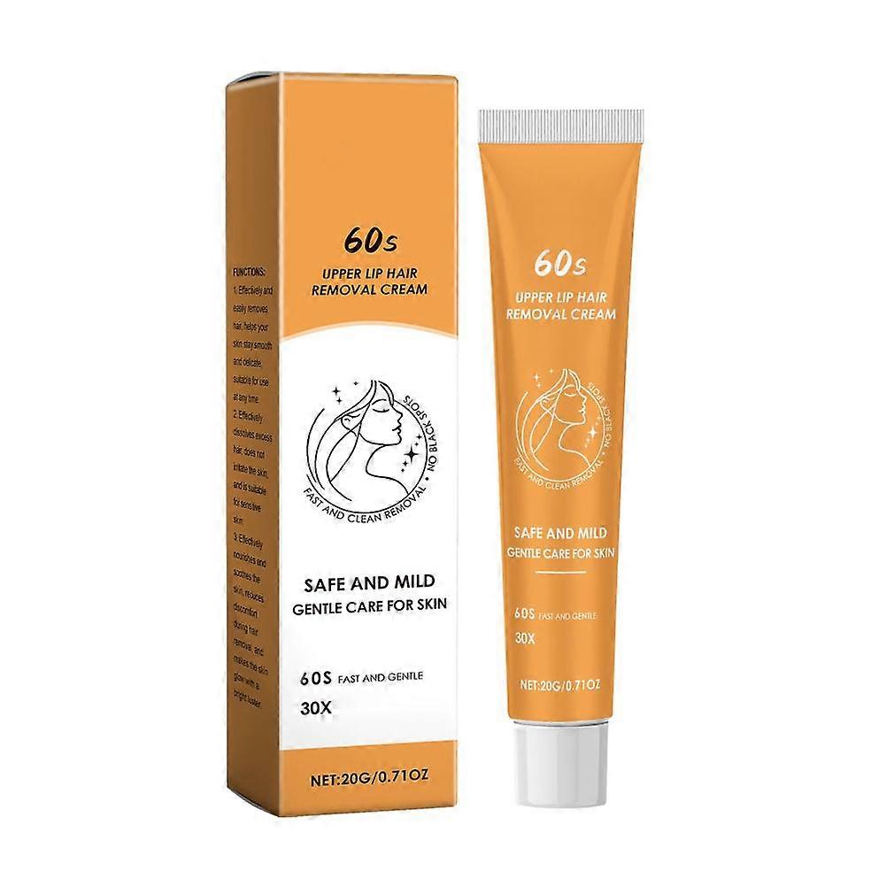 Crème dépilatoire douce à l'orange pour le visage, les aisselles et le maillot 20 g