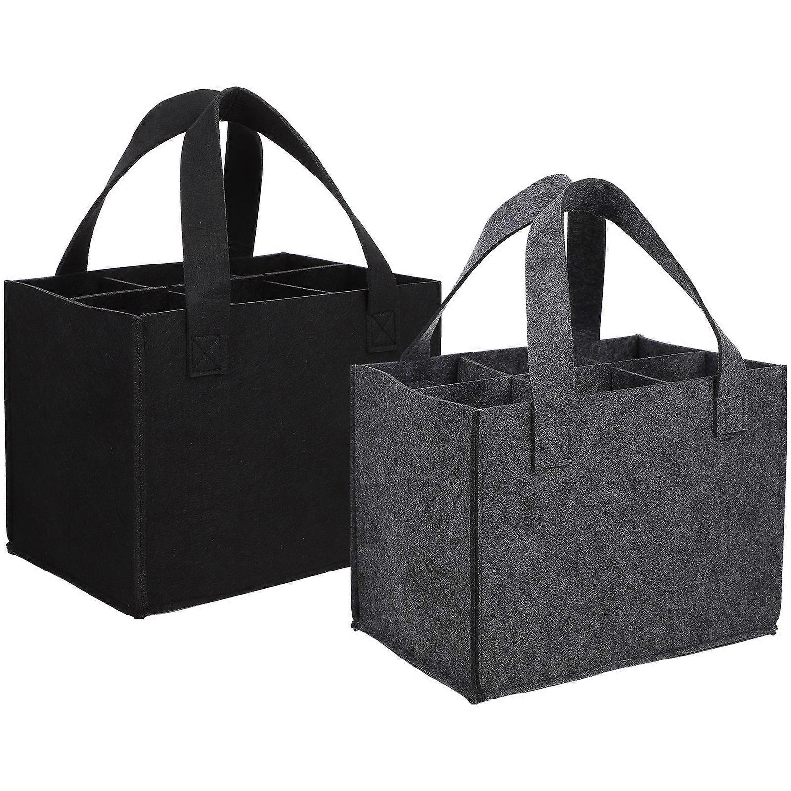 Bærbare handleposer for oppbevaring 4 stk. filtbærer