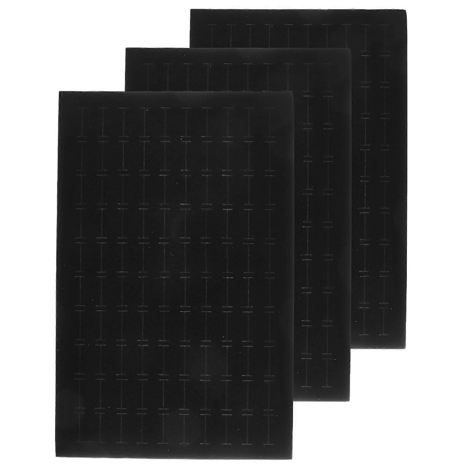 Jewelry Box Sponge Insert Mats for Protection 9Pcs Black Inserts