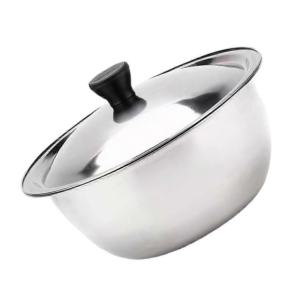 Stainless Steel Soup Basin Large Capacity Food Storage Mix Vegetables Fruits 1Set