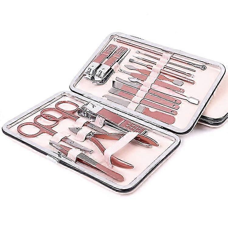 18pcs Maniküre Set Nagelknipser Pediküre Kit Edelstahl Maniküre Kit, Nagelpflege Werkzeuge
