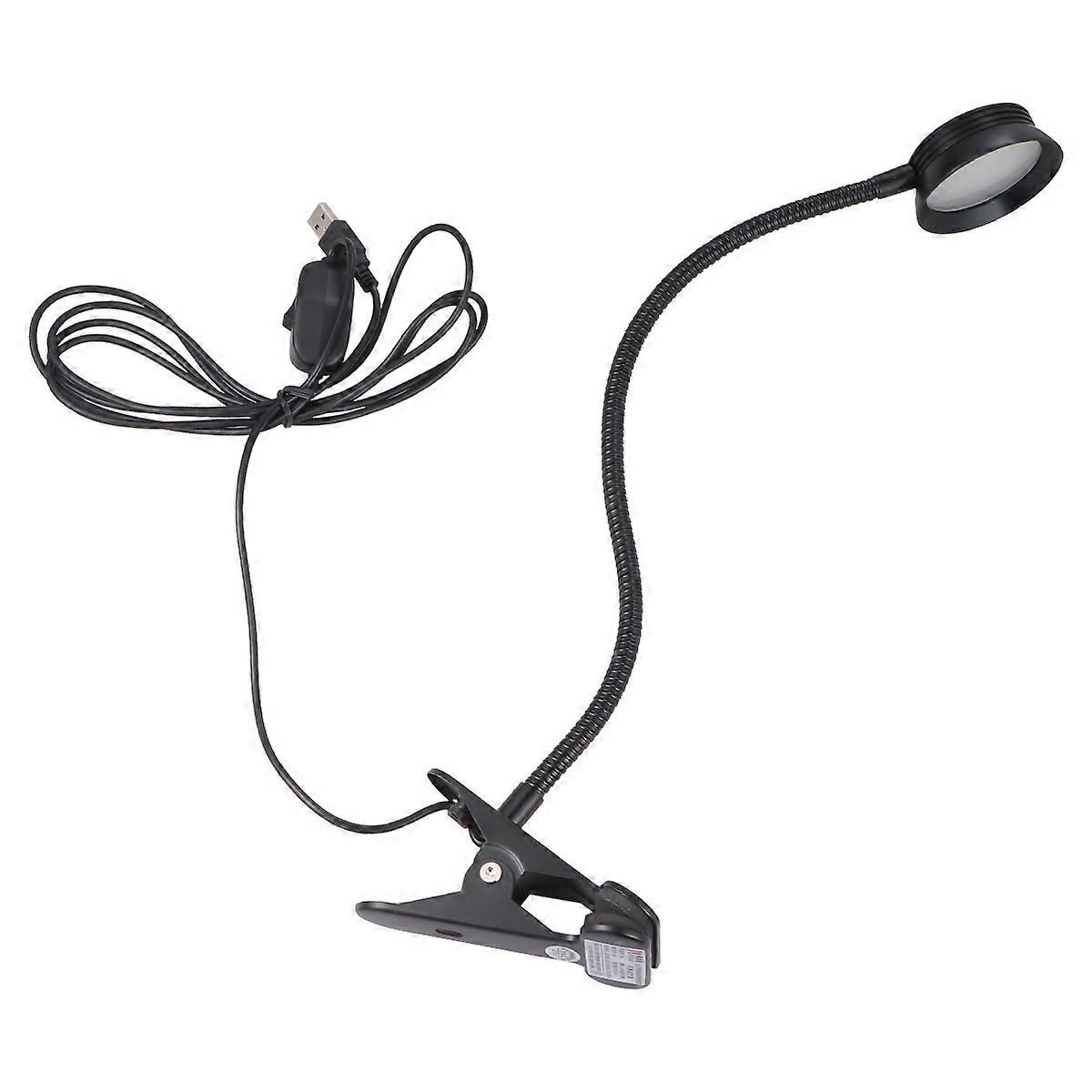 USB Reading Lamp LED Book Light for Reading 2Pcs Black Clip Lamp