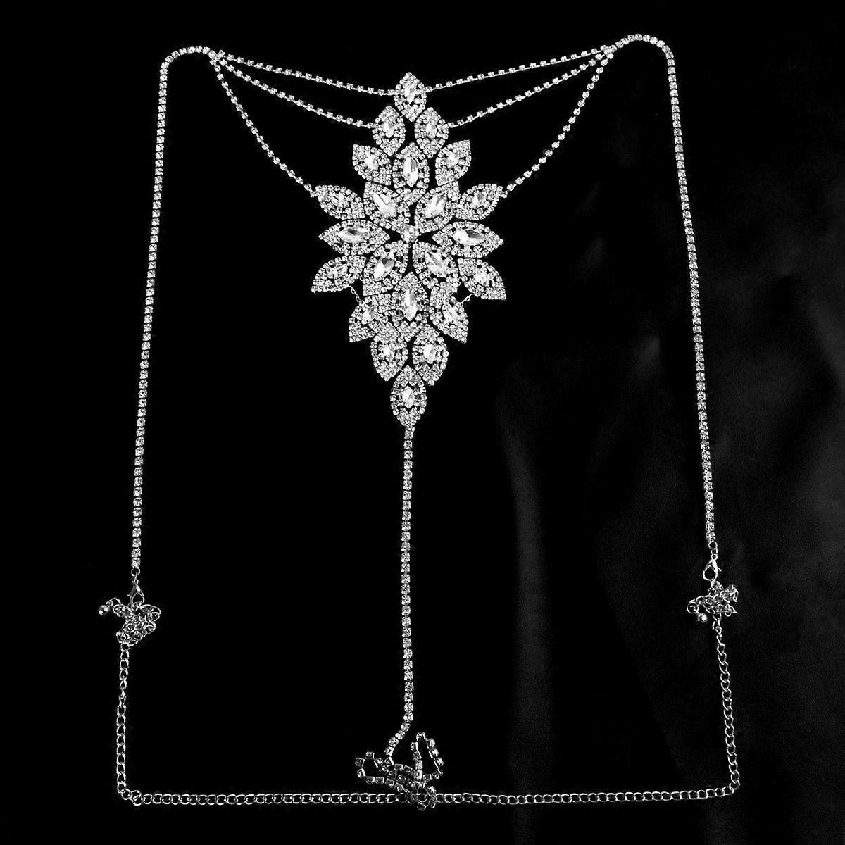 Cadena de bikini sexy para discoteca con diamantes de moda de comercio electrónico